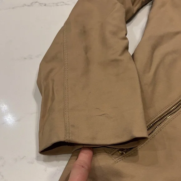 The Limited Tan Double-Breasted Trench Coat - Picture 5 of 6